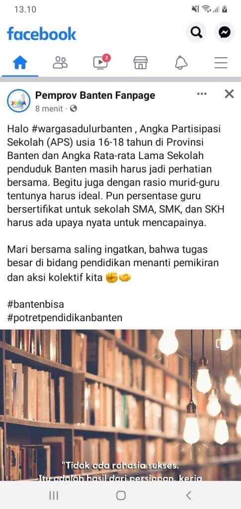 Seperti Oposisi, Dinas Kominfo Banten Diduga ‘Telanjangi’ Capaian Kinerja Dinas Lain lewat Akun Medsos Resmi
