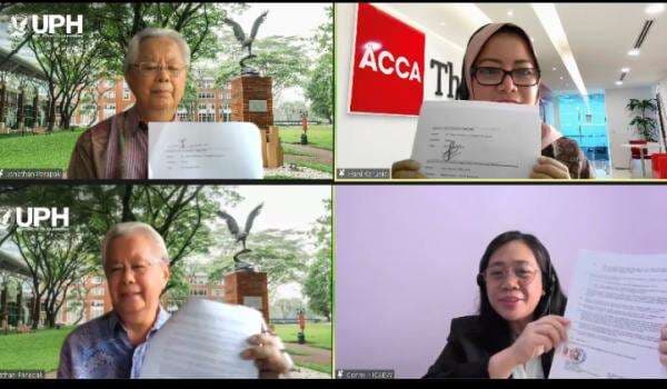 Jalin Kemitraan Internasional, Akuntansi UPH Resmi Kerja Sama dengan ACCA dan ICAEW