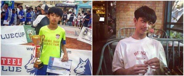 11 Potret Dhofin, putra Ibnu Jamil yang jadi atlet sepak bola