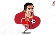 Manchester United vs Atletico Madrid: Cristiano Ronaldo Torehkan Catatan Minor