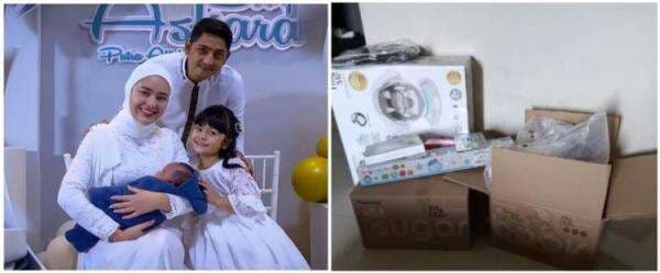 Askara anak Andin & Aldebaran banjir kado dari fans, ini 11 potretnya