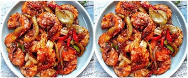Resep udang saus Padang gurih, bumbunya bikin ketagihan