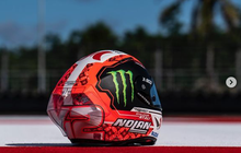 Helm Spesial Pembalap di MotoGP Indonesia, Berhiaskan Motif Batik hingga Aksara Jawa