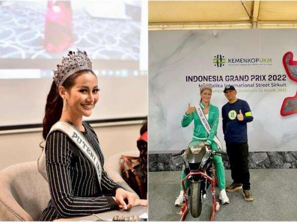 Intip Gaya Ayu Maulida saat Nonton MotoGP Mandalika 2022 Mewakili Putri Indonesia Intip Gaya Ayu Maulida saat Nonton MotoGP Mandalika 2022 Mewakili Putri Indonesia