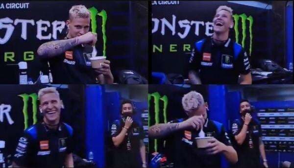 Nih 4 Hal Viral di MotoGP Mandalika, Paling Ngakak! Fabio Quartararo Tiru Aksi Mba Rara Pawang Hujan