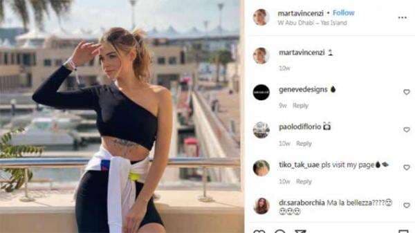 Pesona Marta Vincenzi, Pacar Pembalap Luca Marini yang Berani Tampil Seksi
