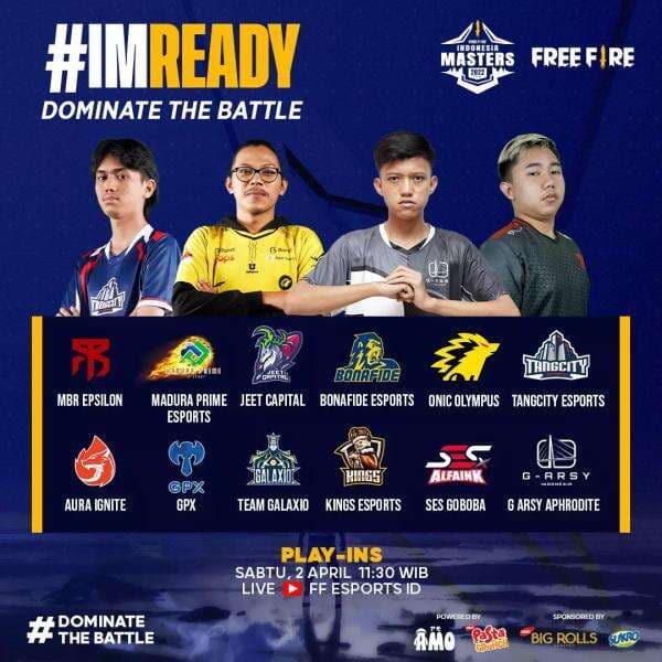 Berikut 12 Tim yang Akan Bertanding di Play-Ins FFIM 2022 Spring Berikut 12 Tim yang Akan Bertanding di Play-Ins FFIM 2022 Spring