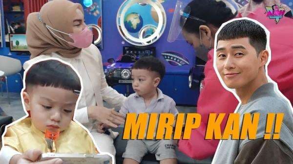 Irish Bella Potong Rambut Baby Air Mirip Aktor Korea Park Seo Joon