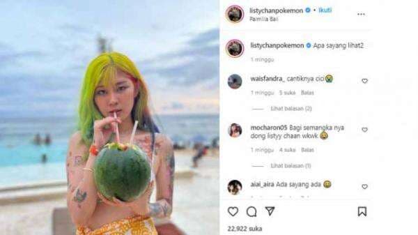 Habiskan 20 Juta untuk Tato di Sekujur Tubuh, Listy Chan Eks EVOS Menyesal?