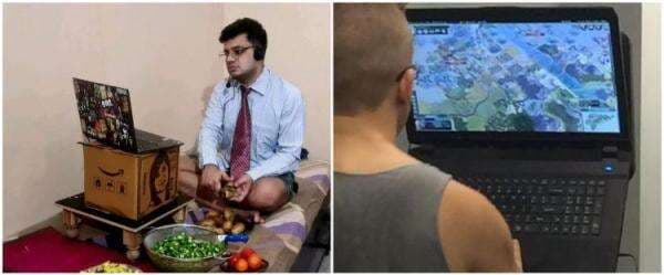 11 Potret kocak cowok bisa multitasking ini bikin senyum receh