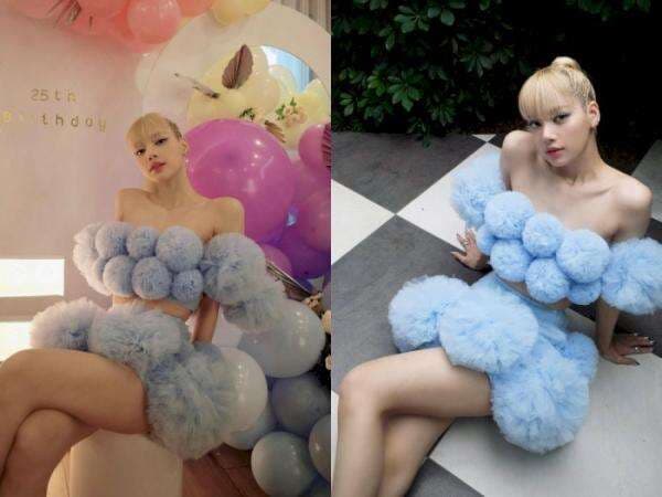 Ultah ke-25, Gaya Lisa BLACKPINK Pakai Gaun Mini Curi Perhatian, Makin Imut Persis Barbie!