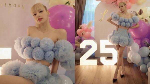 5 Potret Lisa BLACKPINK Rayakan Ultah Ke-25, Tampil Seksi bak Barbie!
