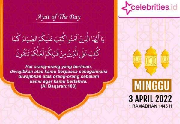 Jadwal Imsakiyah dan Buka Puasa Palembang Hari Ini 3 April 2022