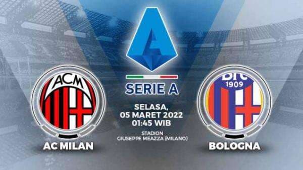 Jadwal Liga Italia: Laga Mudah AC Milan, Bologna Tanpa Mihajlovic
