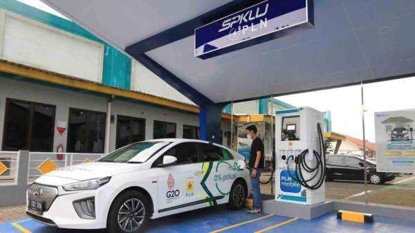 SPKLU PLN Jogja Jadi Tempat Nge-Charge Mobil Listrik Delegasi G20