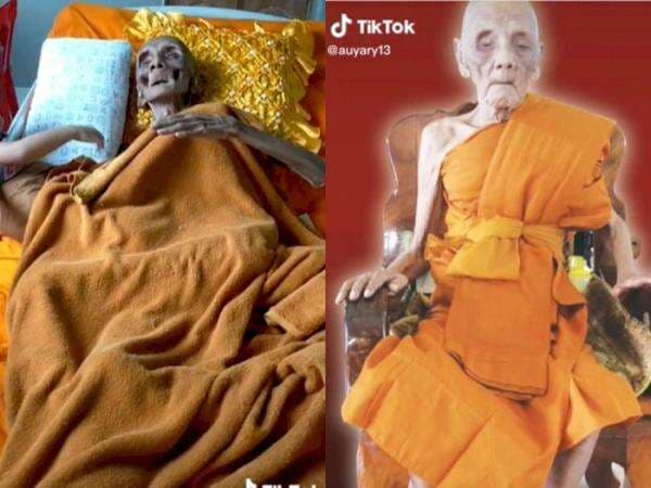 Sosok Luang Pho Yai, Biksu Tua yang Tubuhnya Nyaris seperti Tengkorak, Dikabarkan Wafat Sosok Luang Pho Yai, Biksu Tua yang Tubuhnya Nyaris seperti Tengkorak, Dikabarkan Wafat