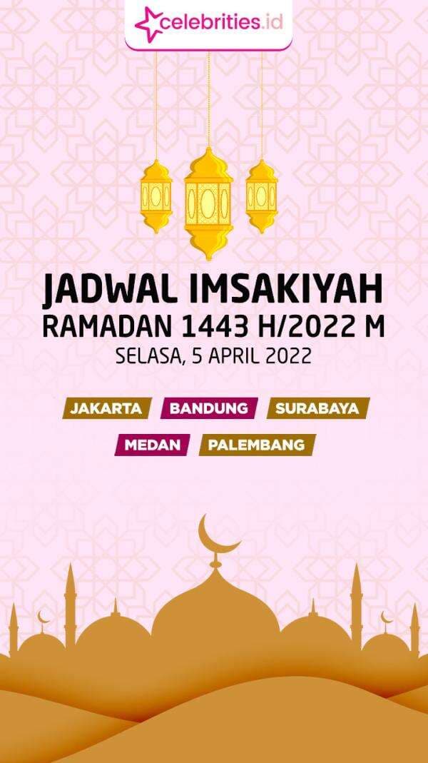Jadwal Imsakiyah dan Buka Puasa Palembang Hari Ini 5 April 2022