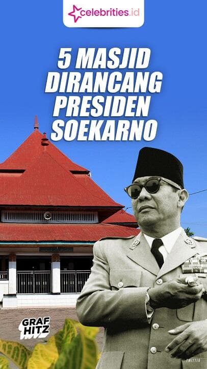 Infografis 5 Masjid yang Dirancang Presiden Soekarno Selain Istiqlal