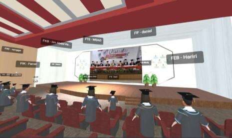 Keren! Telkom University Gelar Wisuda Mataverse Pertama di Indonesia, Pakai Avatar?