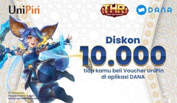 Voucher Diskon Rp10.000 di Aplikasi DANA