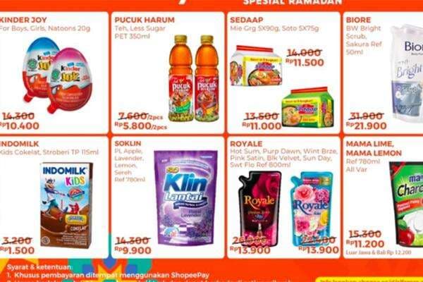 Promo Alfamart Hari Ini, Bayar Pakai ShopeePay Murahnya Wow!
