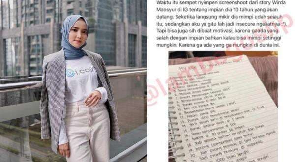Daftar Impian Wirda Mansur yang Viral Bikin Geleng-geleng Kepala: Penghasilan Rp 100 M Sehari