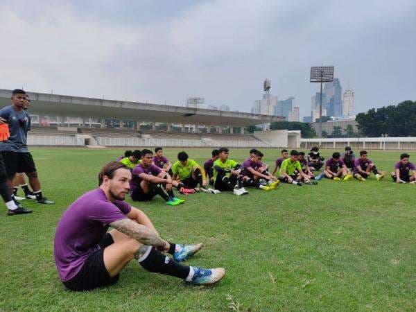 Marc Klok Ikut Puasa saat Latihan Bareng Timnas Indonesia U-23 Jelang SEA Games 2021
