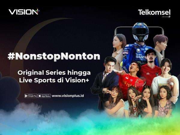 Paket Bundling Vision+ x Telkomsel, Nonton Original Series hingga Live Sports Lebih Hemat