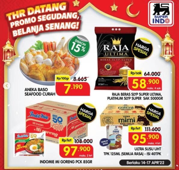Promo JSM Superindo 15-17 April 2022, Asyik! Minyak Goreng hingga Popok Lagi Diskon Nih Moms...