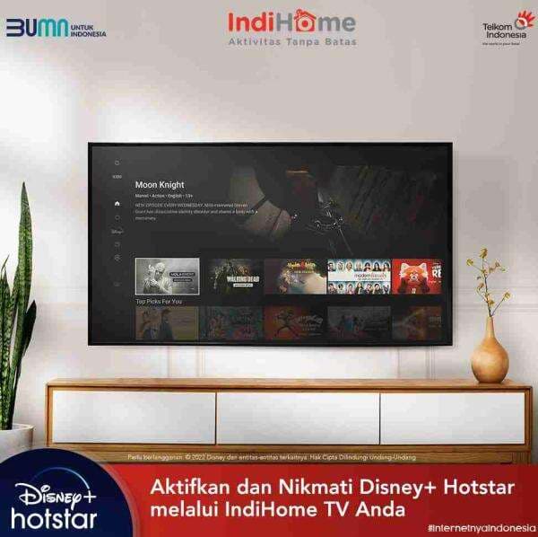 Kabar Gembira untuk Pelanggan! Disney+ Hotstar Kini dapat Diakses di STB IndiHome TV