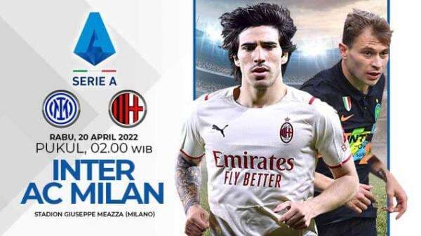 Link Live Streaming Semifinal Coppa Italia: Inter Milan vs AC Milan