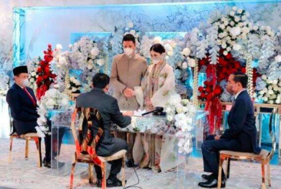 Pernikahan Jessica Tanoesoedibjo-Jonathan, HT : Terima Kasih Bapak Jokowi, Ibu Iriana dan Bapak Bamsoet