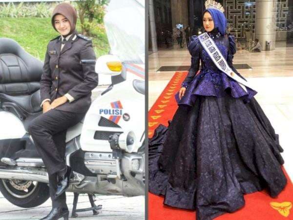 Briptu Indah Risma, Polwan Cantik yang Pernah jadi Dara Riau dan Putri Agrowisata