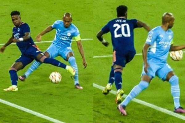 Aksi Vinicius Jr Tipu Fernandinho Viral di Medsos