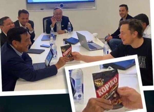Pertemuan Luhut-Elon Musk Ada Kopiko, Saham MYOR Sekarang Anjlok
