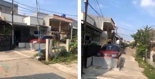 Viral Pemilik Mobil Ini Bikin Garasi di Jalan Kompleks, Ribuan Netizen Geleng-Gelang Kepala
