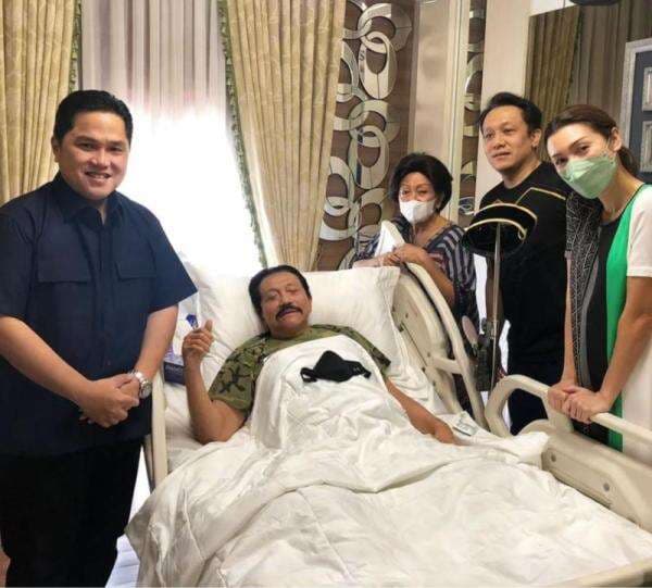 Mantan Kepala BIN Hendropriyono Dirawat di Rumah, Dijenguk Erick Thohir