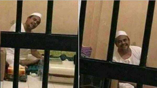 Usai Salat Id, Habib Rizieq Dapat Sayur Asem dan Tempe Goreng