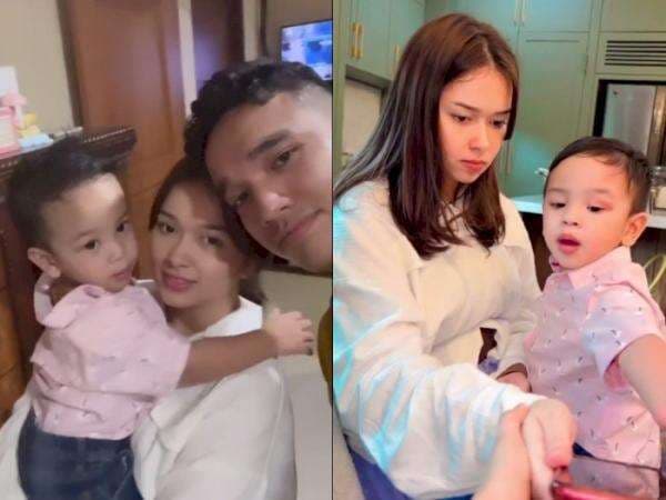 Gemasnya Ekspresi Kesal Gala Sky saat Lihat Fadly Faisal Peluk Rebecca Klopper: Jangan Ai!