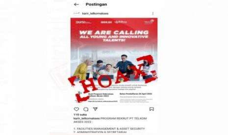 Lowongan Kerja Palsu, Penipu Mengatasnamakan PT Telkom Akses, Hati-Hati!