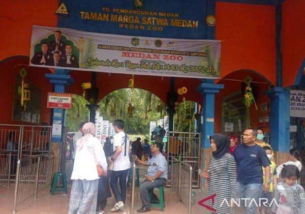 Wow! 13.100 Pengunjung Padati Medan Zoo
