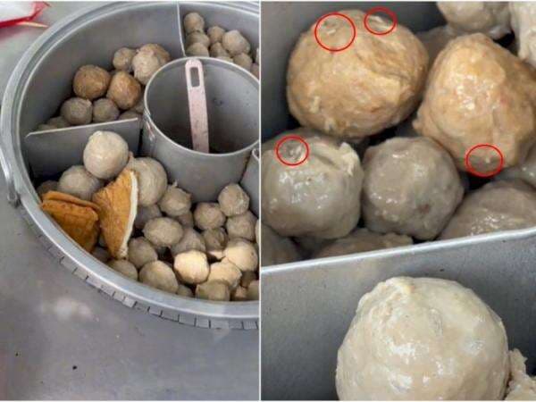 Viral Bakso Tusuk Berbelatung, Bergerak-gerak Disiram Kuah Panas: Hati-Hati Pilih Jajanan