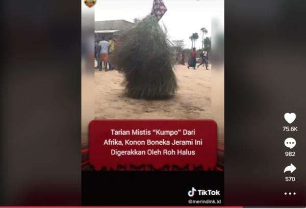 Viral Tarian Mistis Asal Afrika, Namanya Tari Kumpo