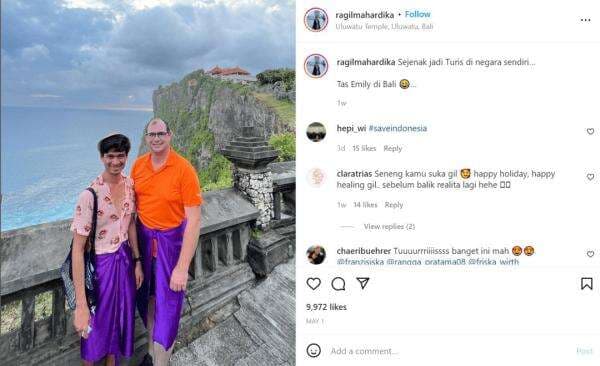 Sebelum Isu Deddy Dukung LGBT, Ragil Mahardika Viral di Bali