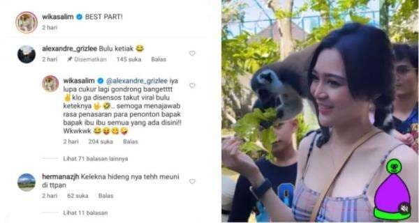 Bulu Ketiak Kelihatan saat Posting Video, Wika Salim: Lupa Cukur Lagi Gondrong Banget