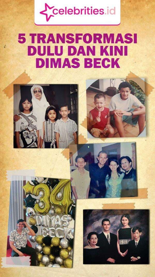 Infografis Transformasi Dimas Beck, Makin Kece di Usia 34 Tahun