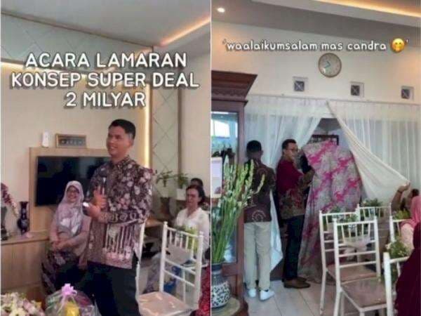 Viral, Pria Lamar Kekasih dengan Konsep Super Deal 2 Milyar, Netizen: Salah Tirai Amsyong!