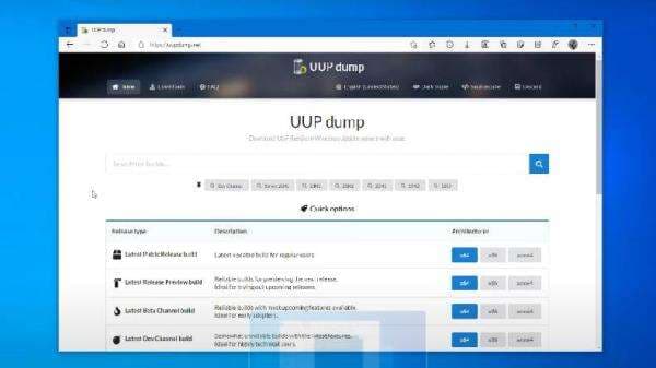 Cara Download Windows 11 Insider Build 22518 dari UUP Dump Cara Download Windows 11 Insider Build 22518 dari UUP Dump