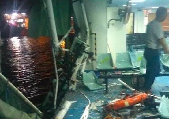 Terekam CCTV, Begini Detik-Detik 2 Kapal Feri Tabrakan di Pelabuhan Ketapang