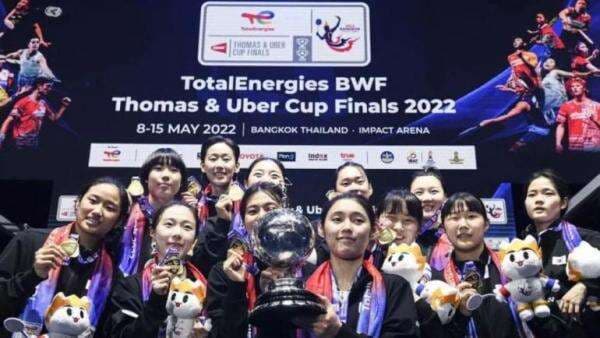 Hasil Final Piala Uber 2022: Tumbangkan Wakil China 3-2, Korea Selatan Juara